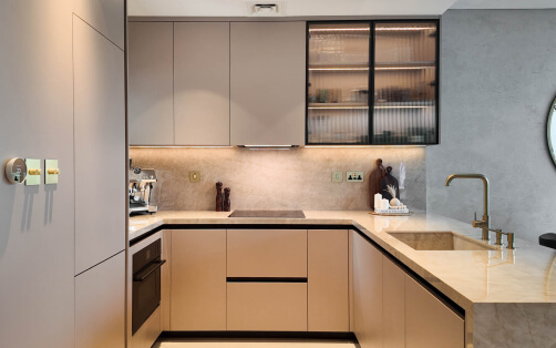 Modern Sage Green Kitchen